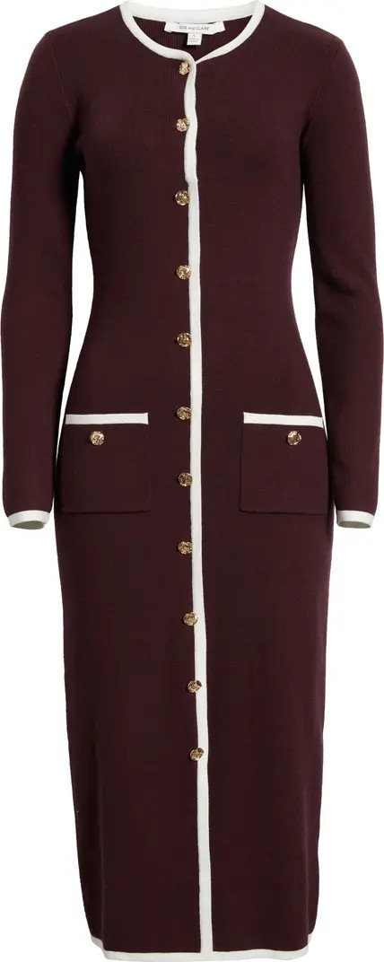 Long Sleeve Knit Midi Dress | Nordstrom
