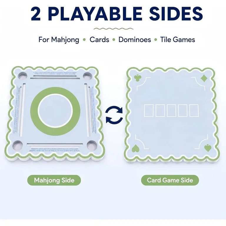 Floating Mahjong Table for Pool, Double-Sided Waterproof Floating Game Float  Table with 4 Cup Ho... | Walmart (US)