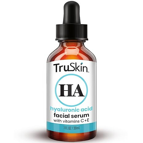 TruSkin Hyaluronic Acid Serum for Face with Vitamin C, Vitamin E and Green Tea, Plant-Powered Ant... | Amazon (US)