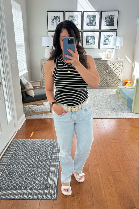 Did a solid spring/summer capsule wardrobe revamp this year since my lifestyle and fit preferences have changed, and I’m loving the pieces I found. So many great classic, quality pieces… this black striped tank top, these 90s jeans, and these Steve Madden sandals included. Linking here for all my girlies who love simple wardrobe essentials that can be mixed and matched for years! 

#LTKFindsUnder50 #LTKStyleTip #LTKFindsUnder100