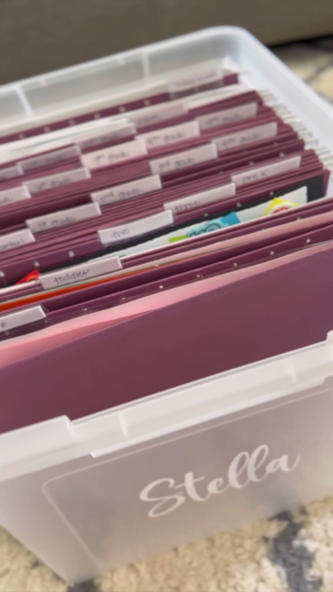 Schoolwork, memento, keepsake box for kids! This is such a great way to store and organize all of their paperwork, ribbons, certificates, etc.

#LTKHome #LTKKids #LTKmomlife