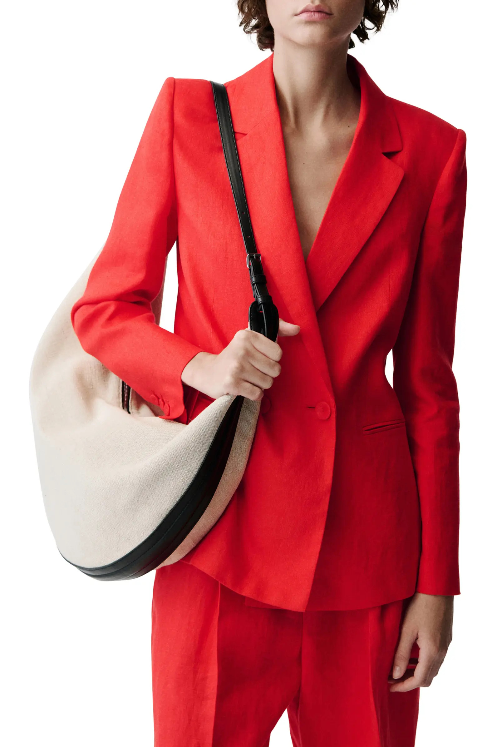 Double Breasted Linen Suit Blazer | Nordstrom