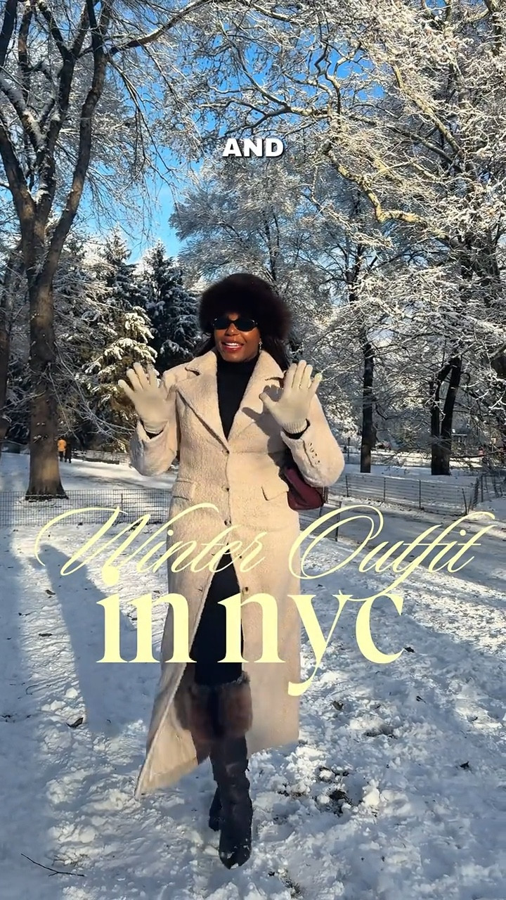 First snow day in New York City and I’m shading my cozy winter outfit! Wearing a chic cream coat, Uniqlo heat tech layers, Sam edelman faux fur boots, fur hat, and Michael kors burgundy handbag! … For more links to christmas tablescape, perfume, area rug finds, puffer vest styles, follow me on LTK! ✨

#LTKHoliday #LTKgrwm #LTKSeasonal