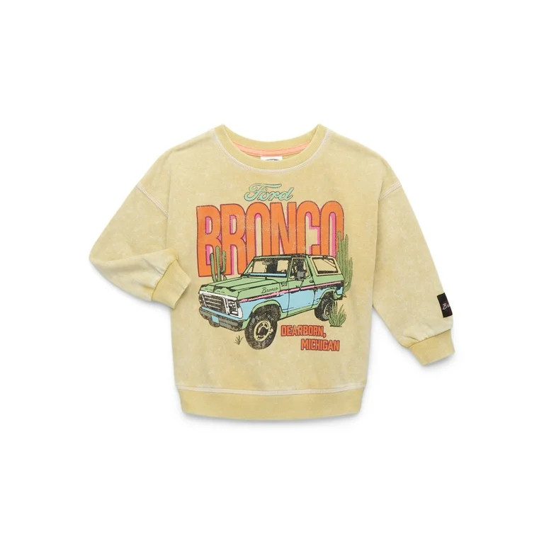Ford Bronco Toddler Boy Graphic Crewneck Sweatshirt, Sizes 12M-5T | Walmart (US)