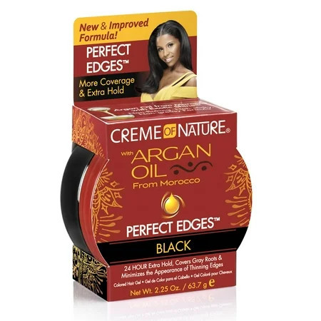 Creme of Nature 2.25 Oz. Argan Oil Perfect Edges Black Hair Gel | Walmart (US)
