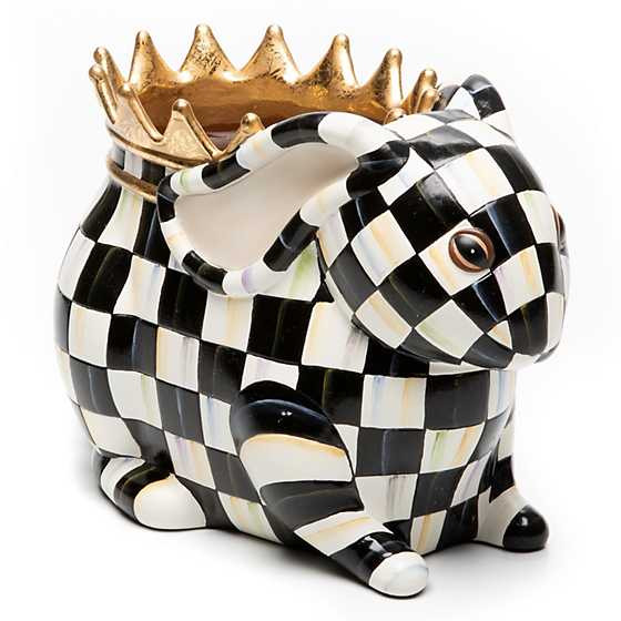 Rabbit Queen Garden Pot | MacKenzie-Childs