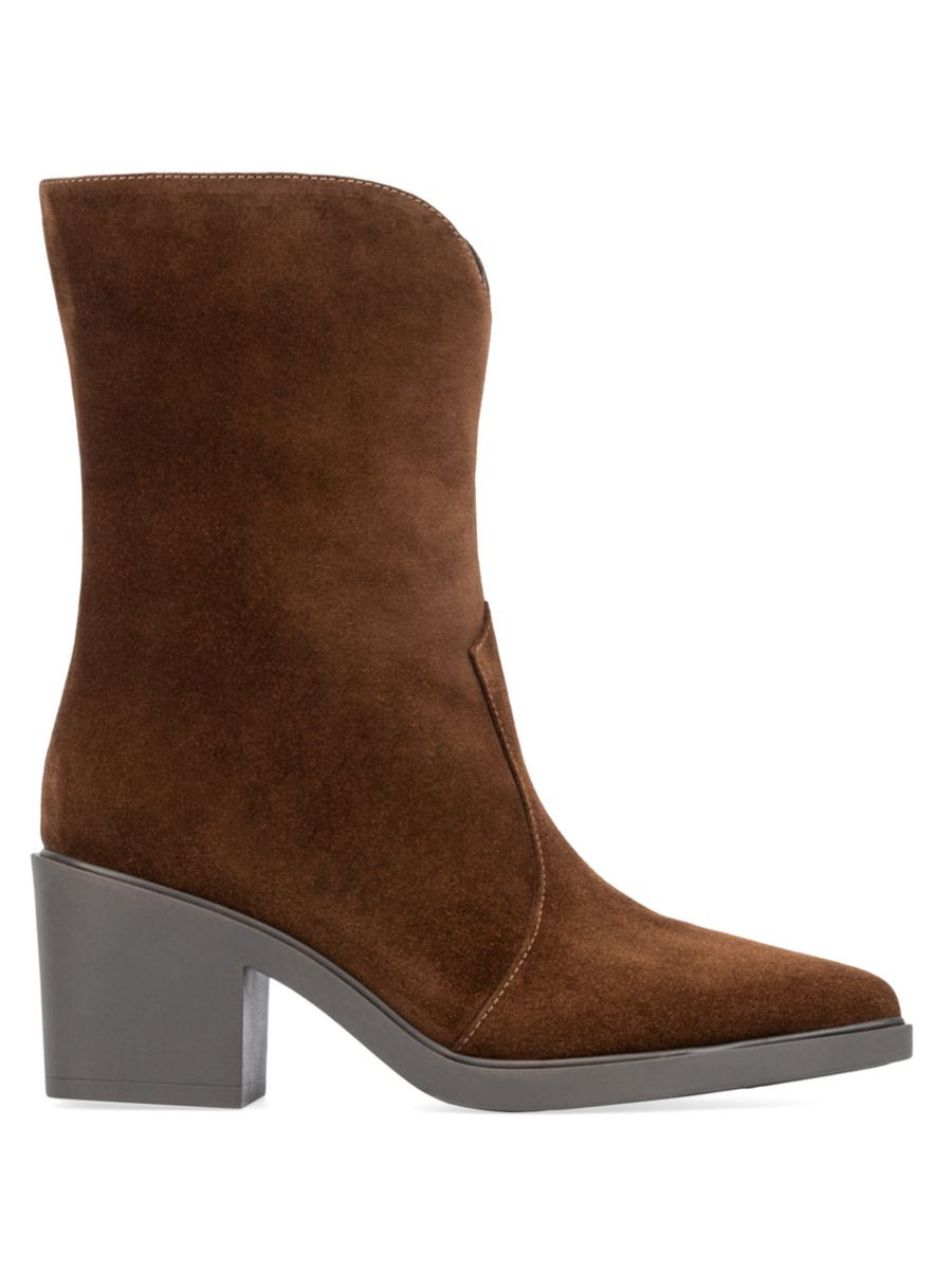 Celesta 70MM Western-Style Suede Boots | Saks Fifth Avenue