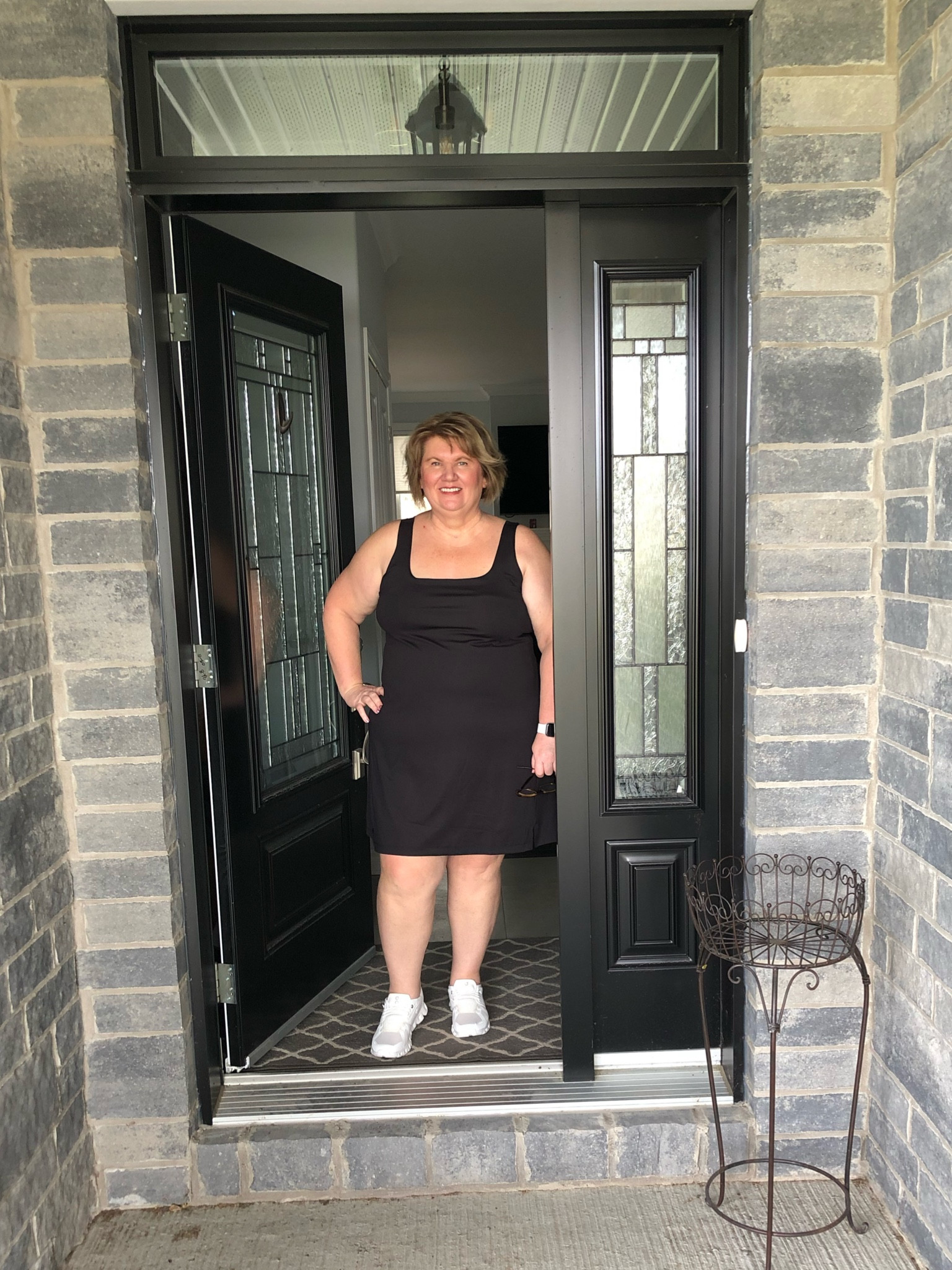 Old Navy Active dress, size XXL in black.
#oldnavy
#dress
#plussizedress
#plussize
#activewear
#over50fashion
#ltkover50
#tennisdress

#LTKplussize #LTKfitness #LTKover40