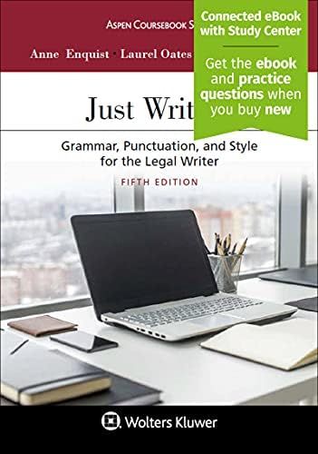 Just Writing: Grammar, Punctuation, and Style for the Legal Writer [Connected eBook with Study Cente | Amazon (US)