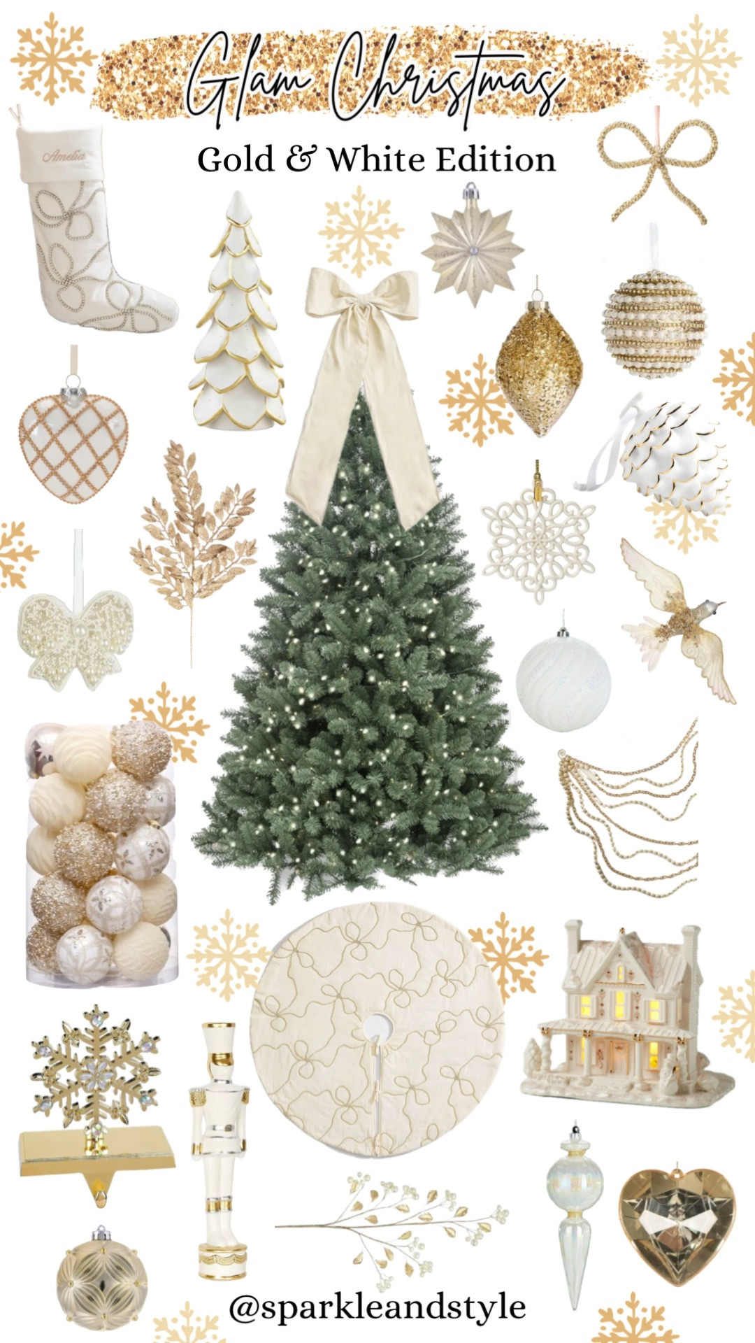 Glam Christmas: Gold & White ✨🤍

Christmas decor, Christmas tree, Christmas ornaments, Christmas ribbon, Christmas tree skirt, christmas stocking, Christmas wreath, Christmas tree topper, Christmas stocking holder, home interior, home decor, home accessories, home decoration, glam Christmas decor, girly girl Christmas, Luxe Christmas, elegant Christmas, classy Christmas, Christmas tree decorations, Christmas decorations

#LTKSeasonal #LTKHome #LTKHoliday