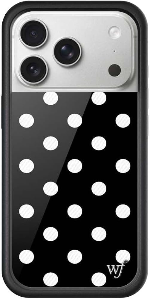 Wildflower Cases - Compatible with iPhone 17 Pro | Protective Black Bumper, 6.5ft Drop Test Certi... | Amazon (US)