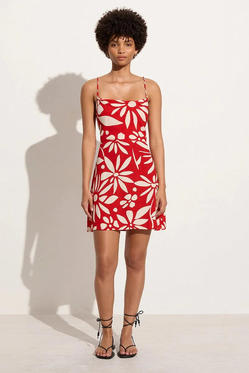 Reverie Mini Dress De La Paz Floral | Faithfull (AU)