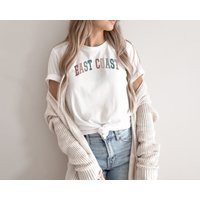 East Coast T-Shirt, East Coast Shirt, Gifts, Cute Womens Usa, Premium Eco Friendly Unisex Tee | Etsy (US)