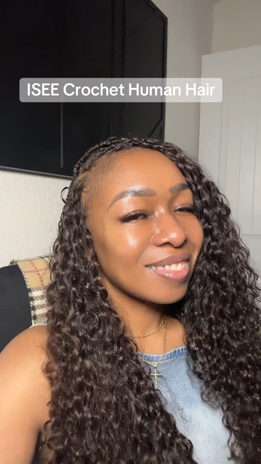 Finally finished my knotless Miracle Knots inspired install using the Burmese Curly human crochet hair from ISEE Hair 🤎✨ I dyed the hair chestnut brown and the curls still stayed soft, shiny, and defined. I purchased 4 bundles of the 18in but only used about 3½ bundles for this lightweight, full look. This is such a pretty summer protective style with beautiful movement and a natural finish ☀️ Tap the link to shop this hair for your next install.

#ISEEHair #CrochetHair #ProtectiveStyle #SummerHair #MiracleKnots #LTKBeauty

#LTKselfcare