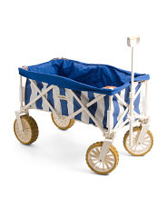 38in Crew Striped Folding Beach Cart Wagon | Marshalls