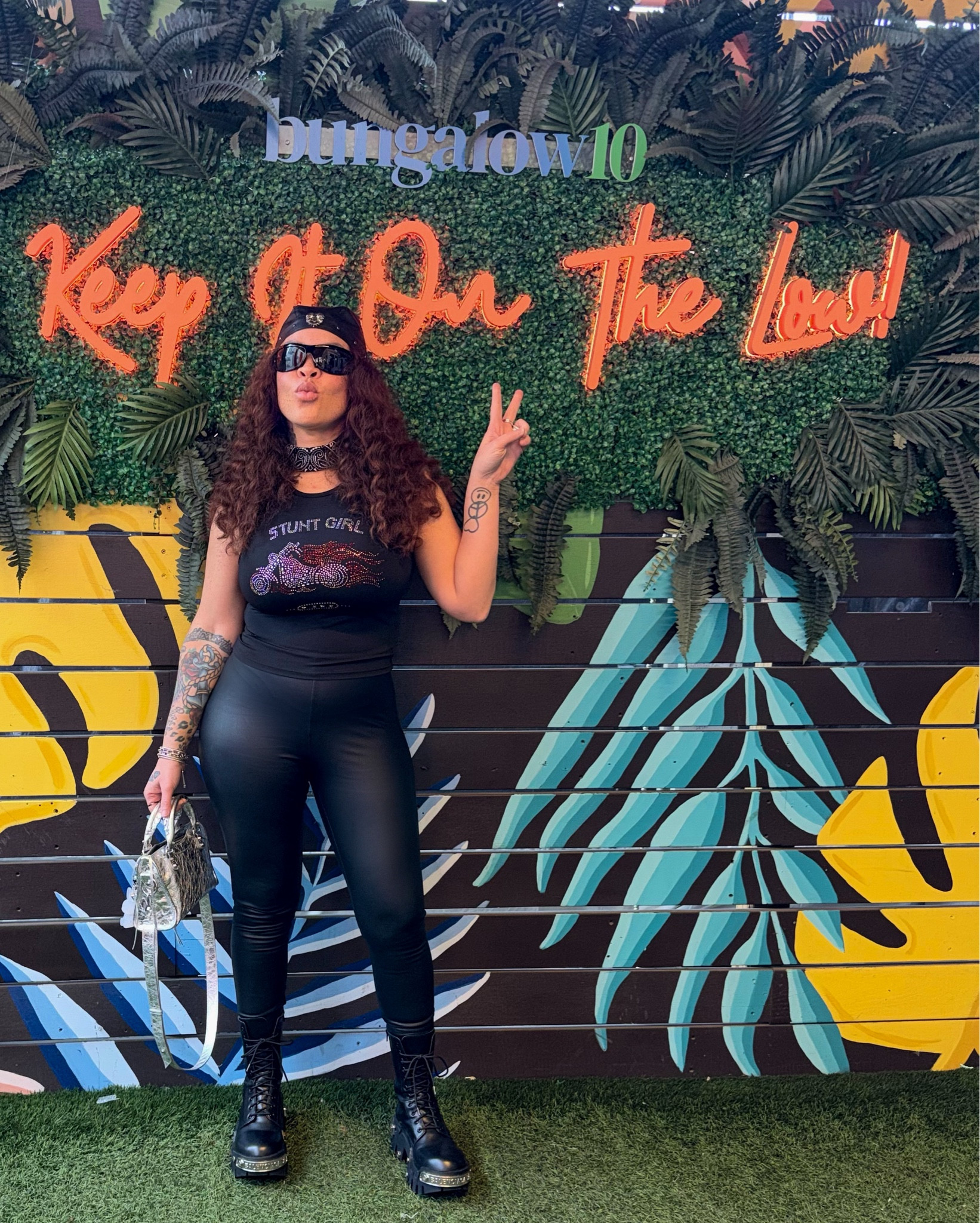 This rhinestone “Stunt Girl” tank is a whole vibe and I kept everything else simple so it could stand out. Paired it with sleek faux leather leggings, combat boots, and a mini bag for an easy daytime look that still has attitude.

Linking the exact top, boots, bag, and accessories. Pants are similar since mine aren’t available anymore.

#LTKstyle #LTKoutfits #StreetStyle #CasualOutfit #EdgyStyle #GraphicTank #CombatBootStyle #EverydayOutfit #LTKunder100 #WeekendStyle

#LTKOver40 #LTKvlog #LTKootd