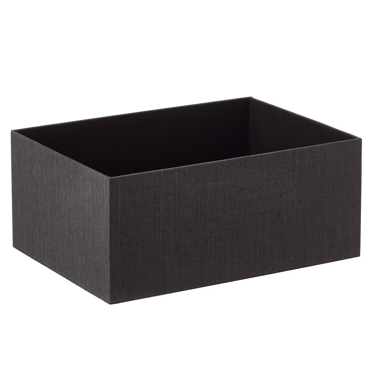 Cambridge Storage Bin Black | The Container Store