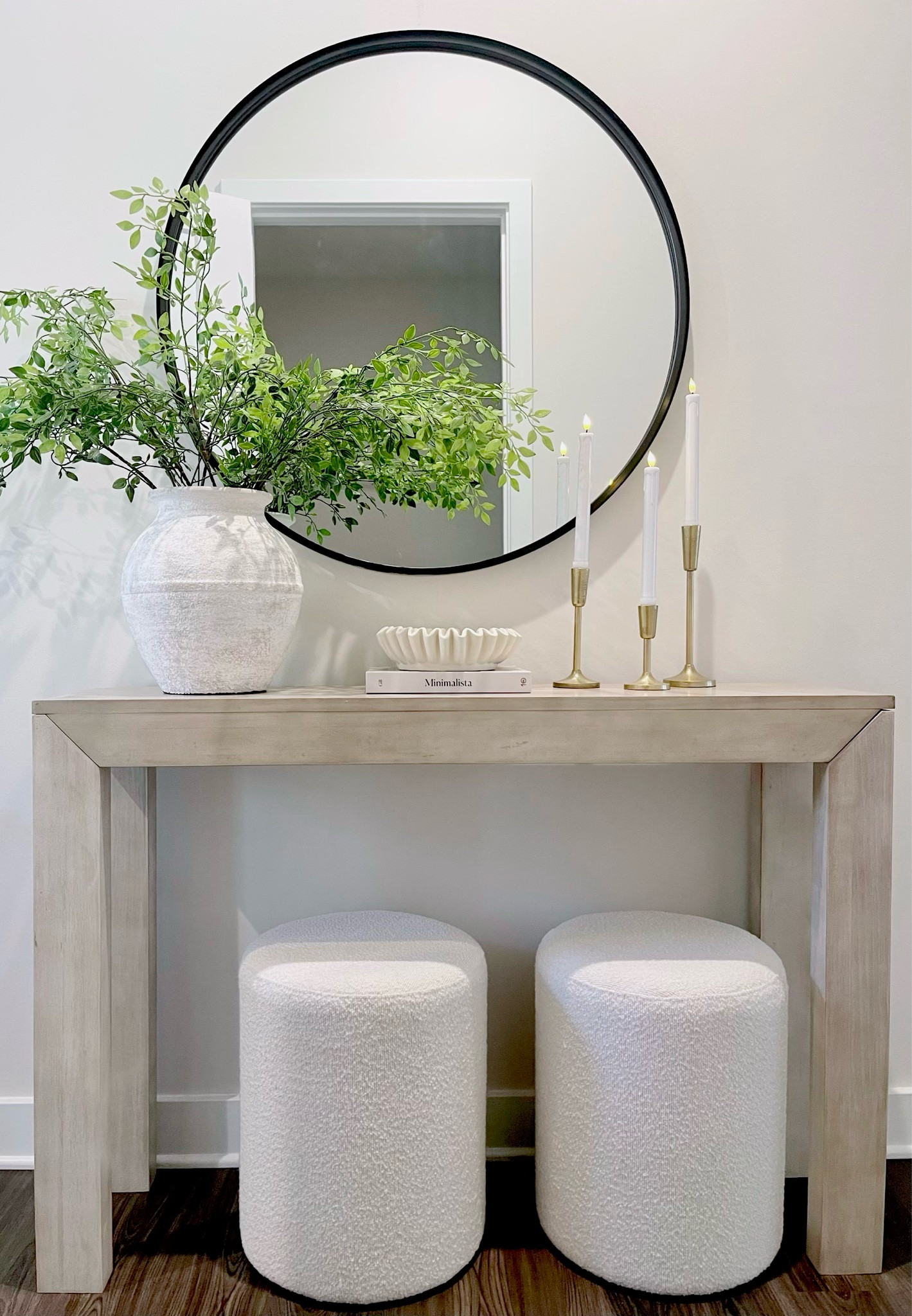 Spring console table decor! Viral spring stems from Amazon 

#LTKstyletip #LTKSeasonal #LTKhome