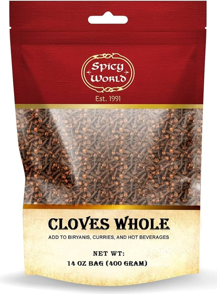 Spicy World Whole Cloves Bulk 14 Oz Bag - Premium Quality - Great for Foods, Clove Tea, Clove Pom... | Amazon (US)