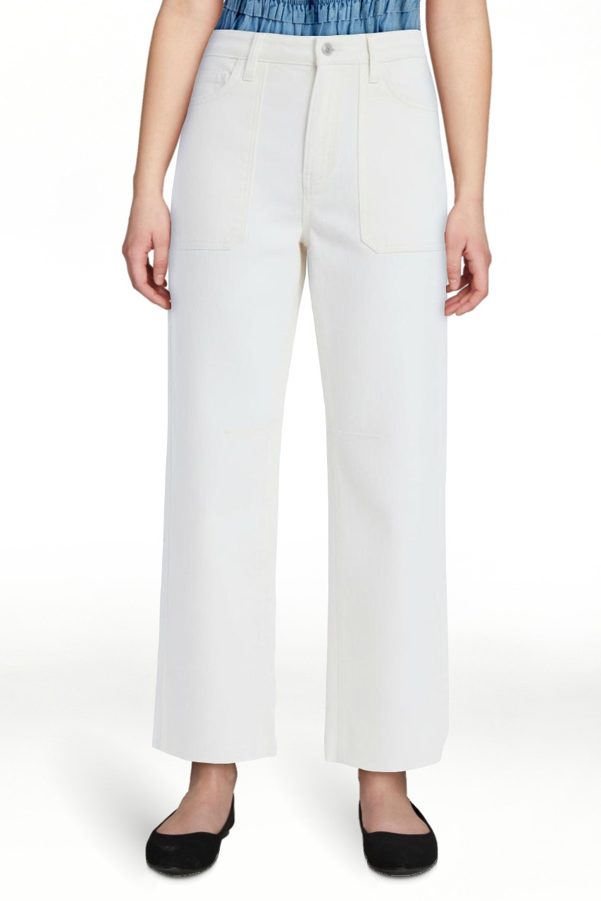 Free Assembly Women's Cropped Carpenter Barrel Jeans, 27" Inseam, Sizes 0-20 | Walmart (US)