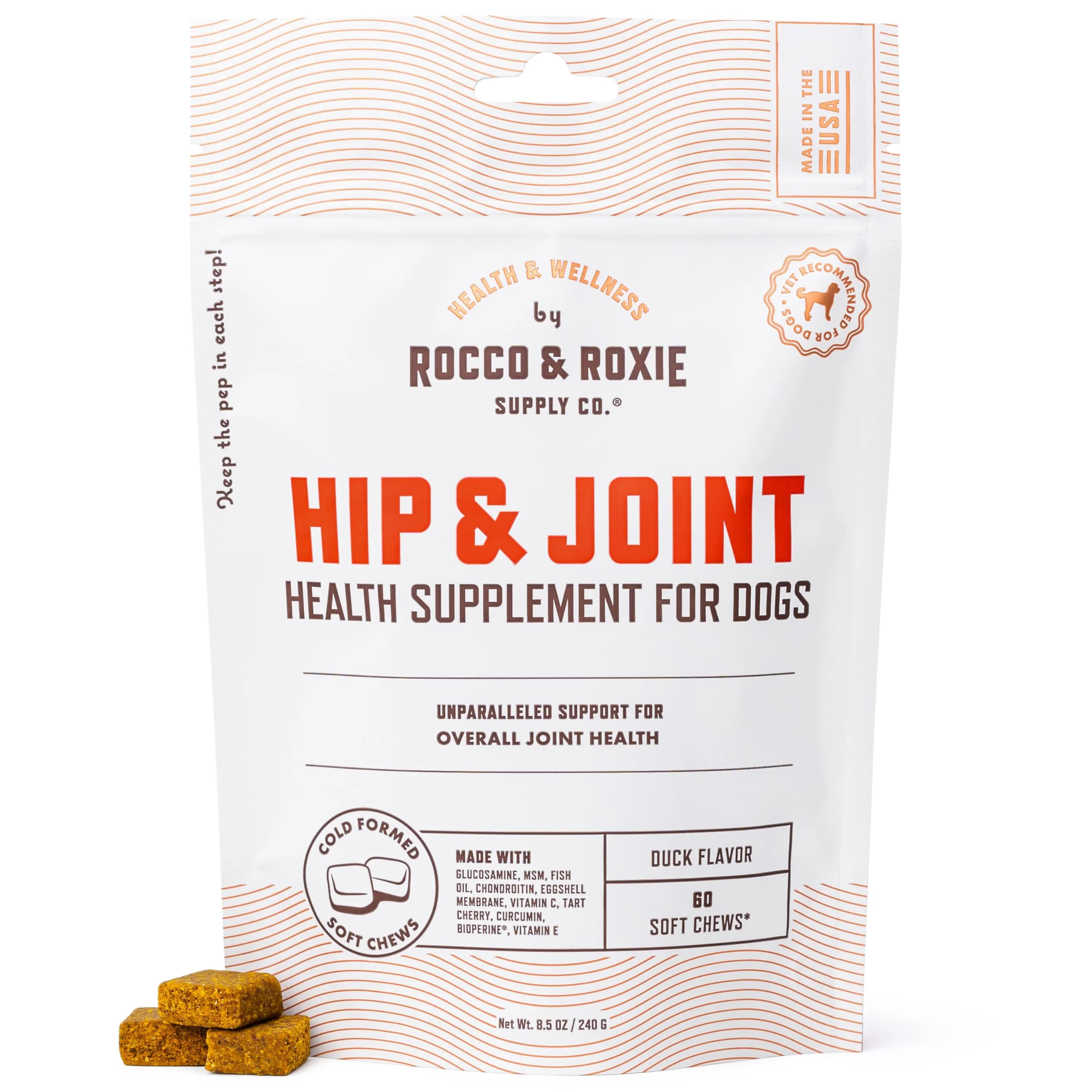 Rocco & Roxie Joint Supplement for Dogs, Glucosamine Hip and Joint Chews, Dog Joint Supplement La... | Walmart (US)