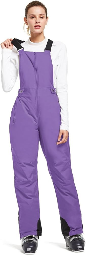 BALEAF Women's Insulated Waterproof Ski Bib Overalls Snow Windproof Snowboarding Pant | Amazon (US)