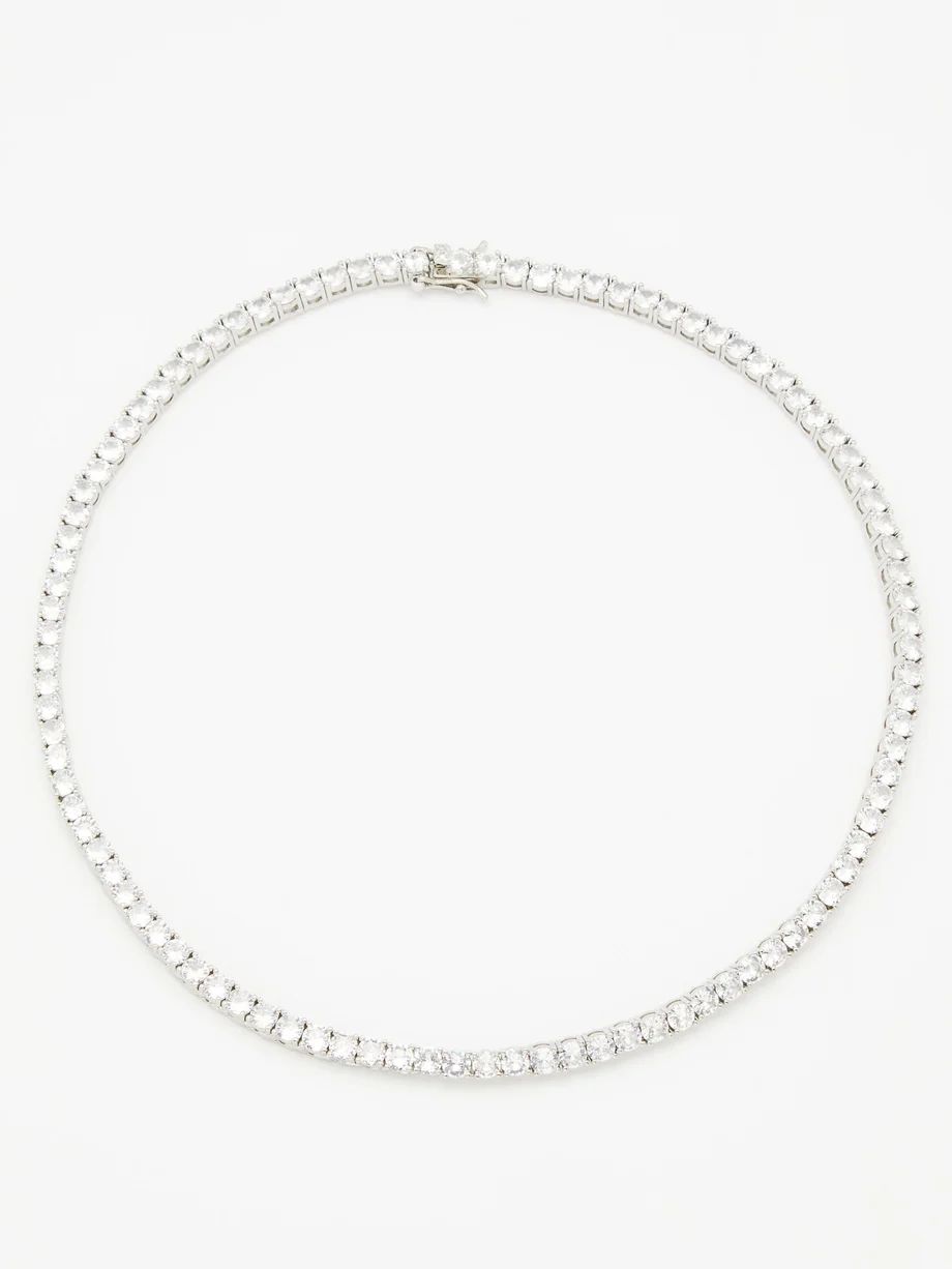 Grace crystal-embellished necklace | FALLON | Matches (UK)