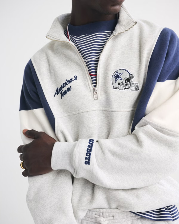 Dallas Cowboys Half-Zip Sweatshirt | Abercrombie & Fitch (US)