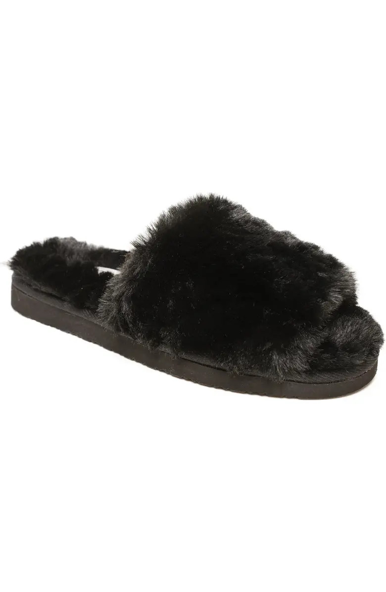 Eileen Faux Fur Slide Slipper (Women) | Nordstrom