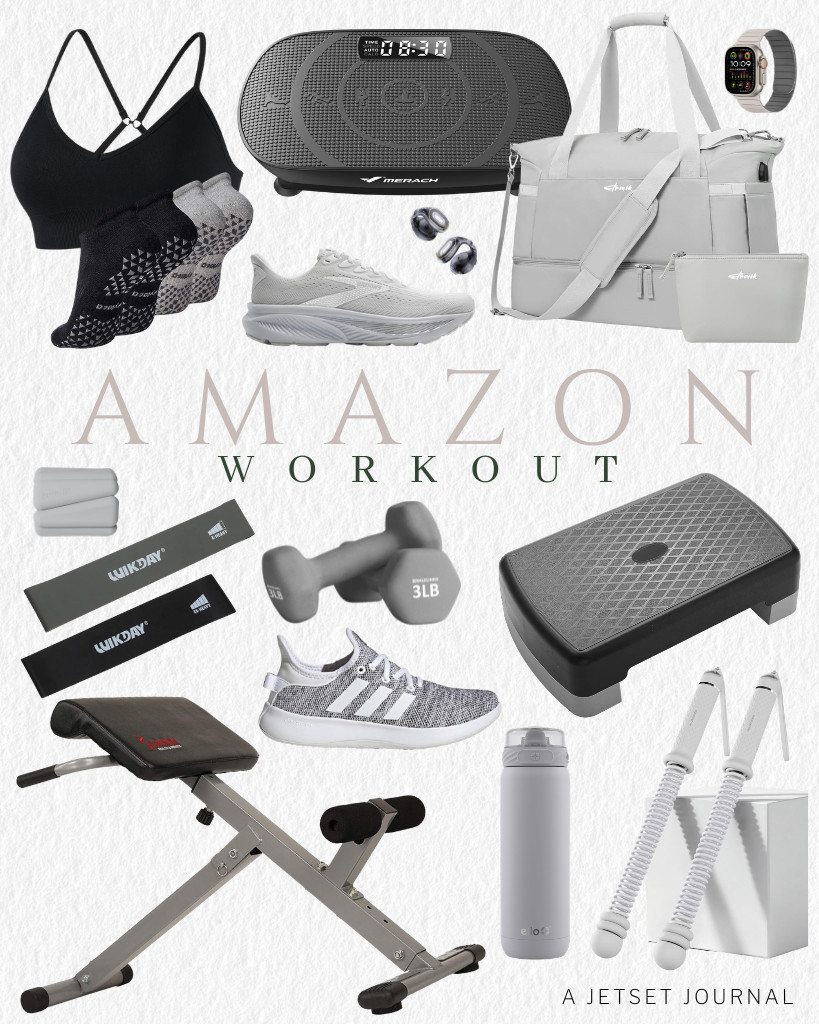 This week's Amazon Fitness finds emphasize both style and fit!

The AUROLA seamless sports bra not only offers support but also doubles as a stylish yoga crop top. I believe that having the right footwear is essential for workouts, which is why these sneakers from Adidas or Brooks are perfect for my needs. Also, investing in quality equipment is always a wise choice, like these wrist and ankle weights! 

 #LTKSeasonal #LTKSaleAlert #LTKTravel