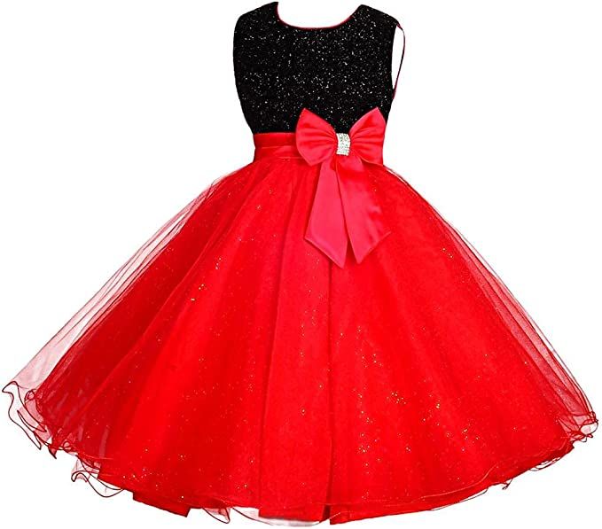 Dressy Daisy Girls Shimmery Special Occasion Dresses Wedding Flower Girl Pageant Gown Party Dress... | Amazon (US)