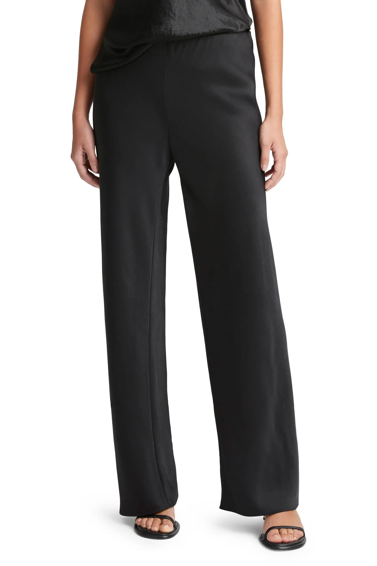 Colette High Waist Fluid Satin Bias Pants (Women) | Nordstrom | Nordstrom