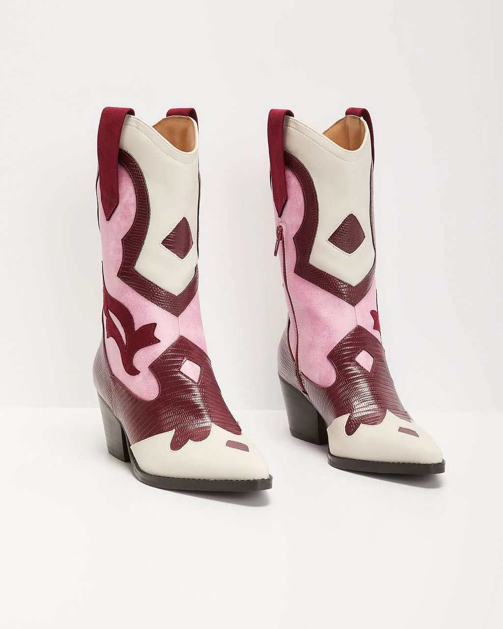 Joyner Abstract Print Faux Leather Boot | VICI Collection