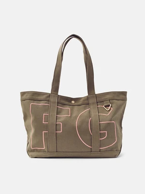 Custom Alpha Tote - Mushroom Taupe | BaubleBar