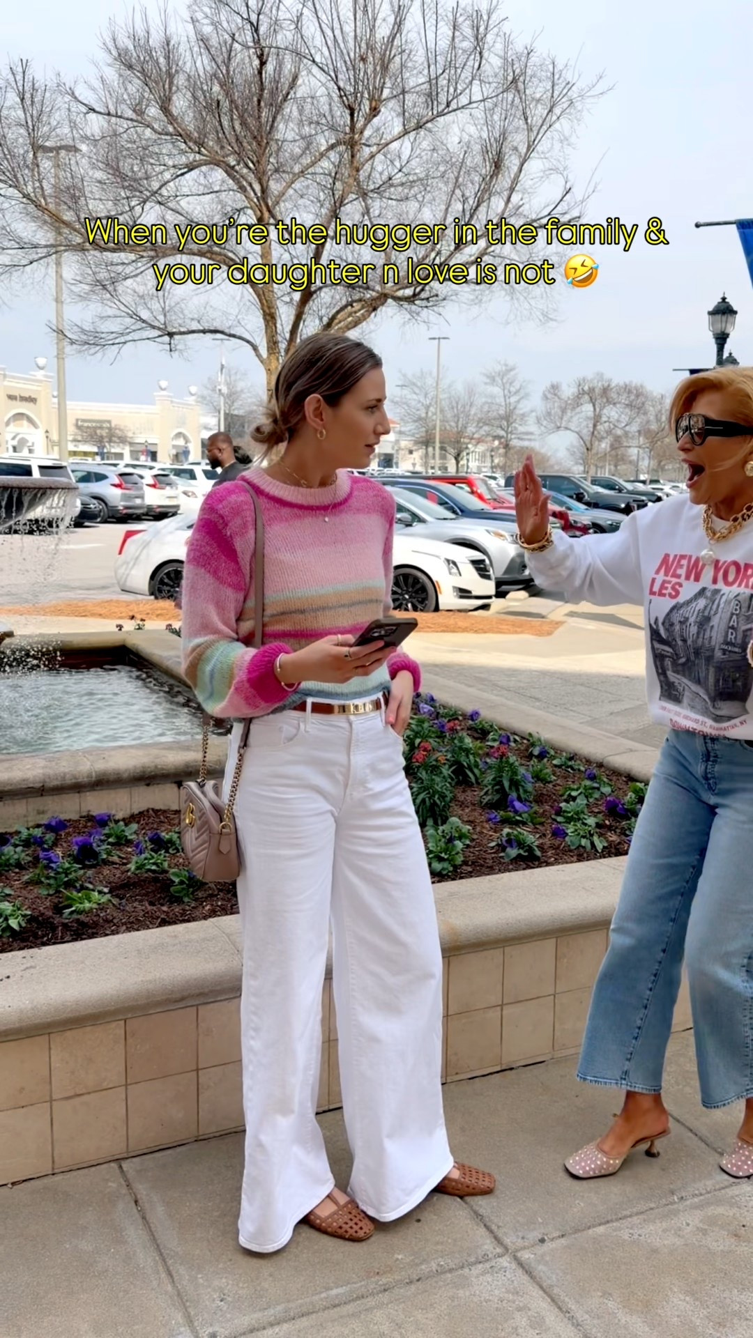 Sizes we’re wearing 
My sweatshirt s/m  jeans/28
Annas pink sweater lg for length  her white jeans 28 

#LTKvlog #LTKmomlife #LTKdayinmylife