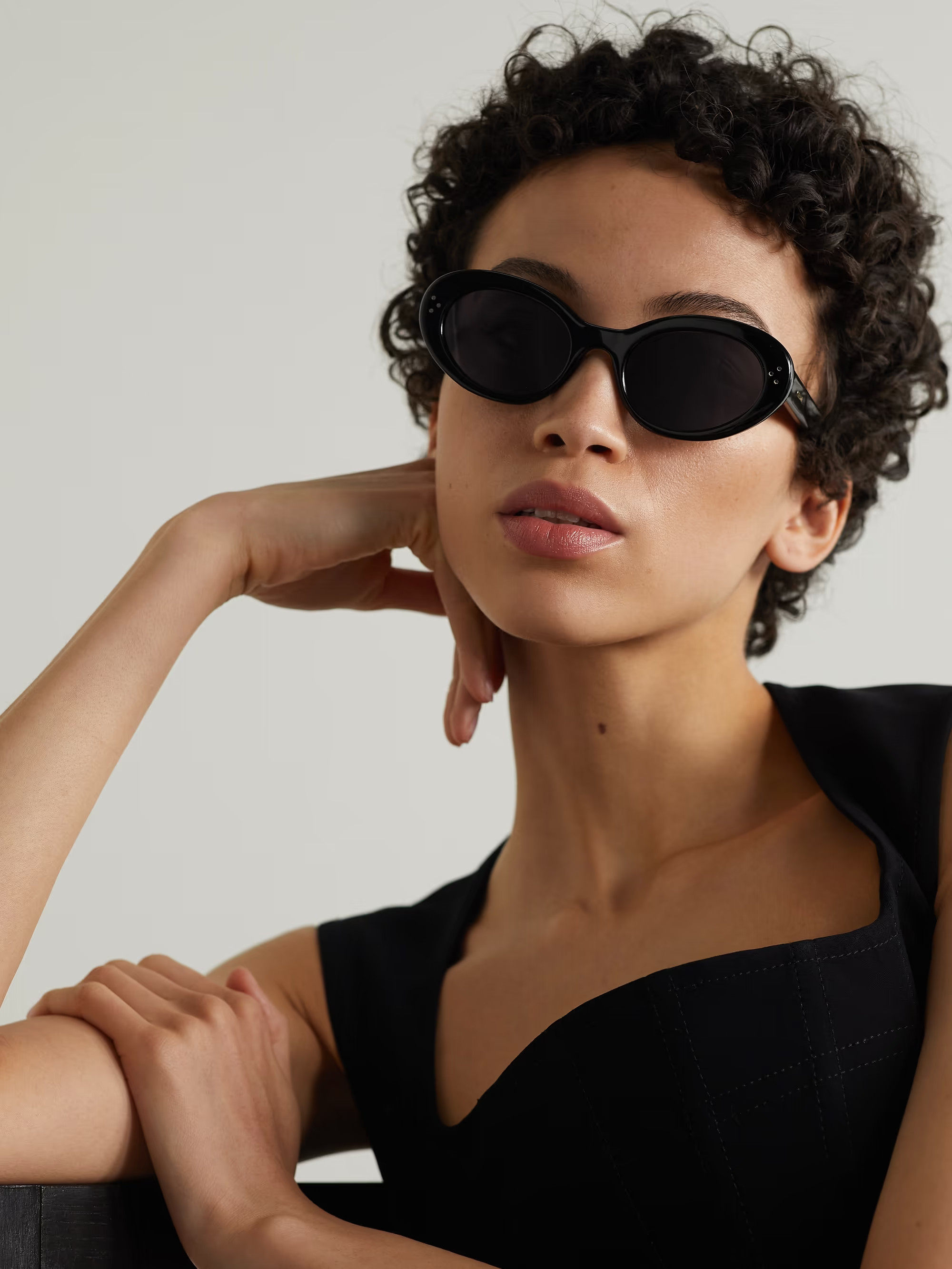 Oval-frame acetate sunglasses | NET-A-PORTER (UK & EU)