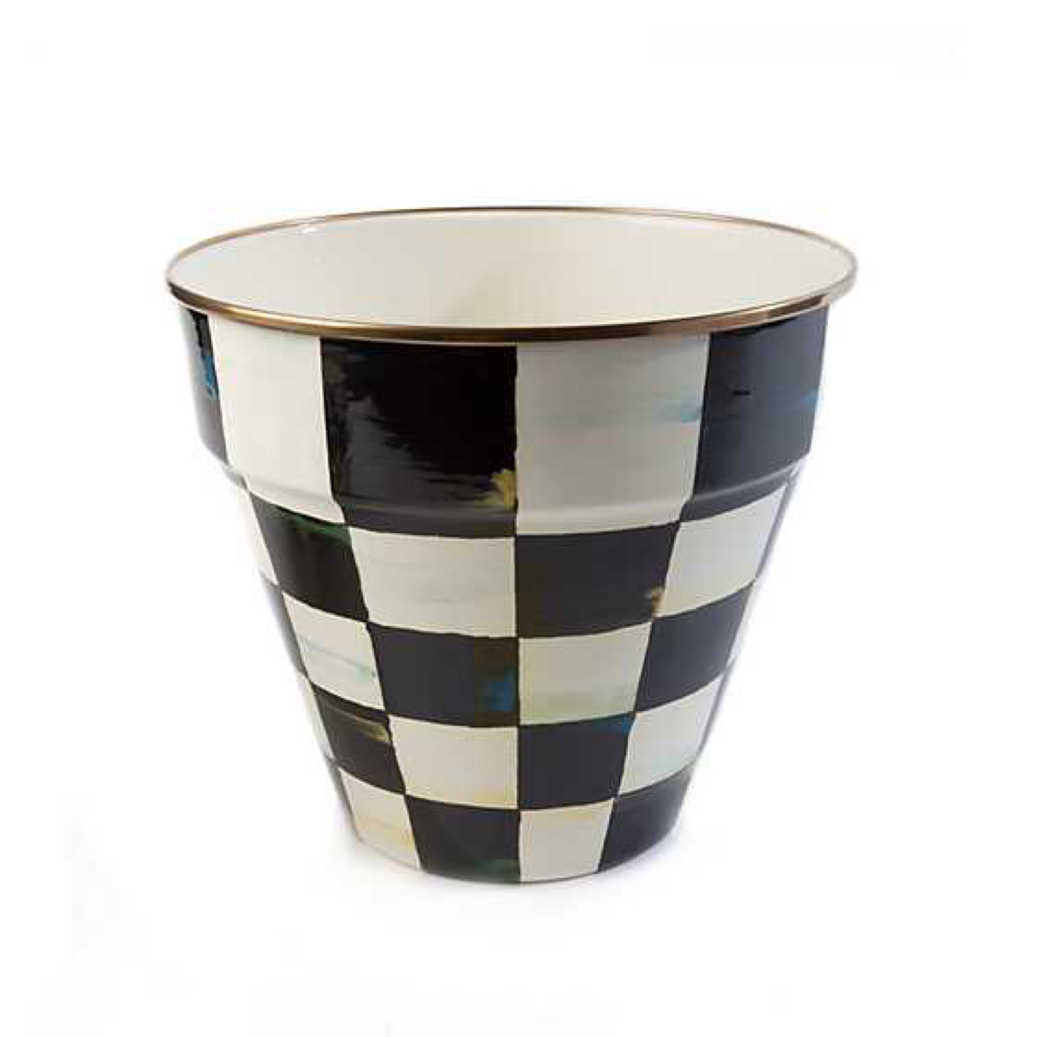 Courtly Check Enamel Garden Pot - Large

#LTKhome #LTKGiftGuide