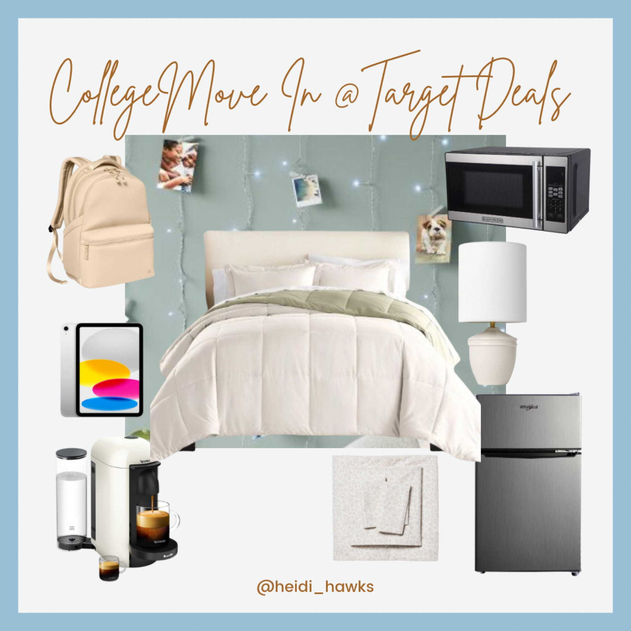 Target Back to School College Move In & Dorm Room Decor 👌🏽

So many sales!
$9 Sheet Sets
$10 Lamps
$20 off comfortable sets!

#LTKBacktoSchool #LTKSaleAlert #LTKFindsUnder50