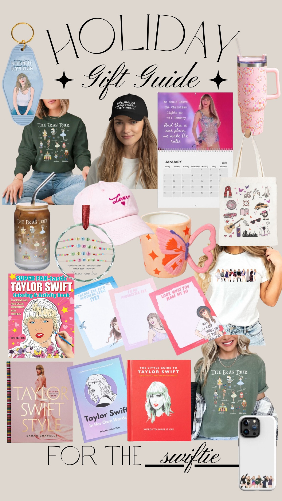 Christmas Gift Guide - for the Taylor Swift fan! Gifts for the Swiftie 


#LTKGiftGuide #LTKStyleTip #LTKFindsUnder50