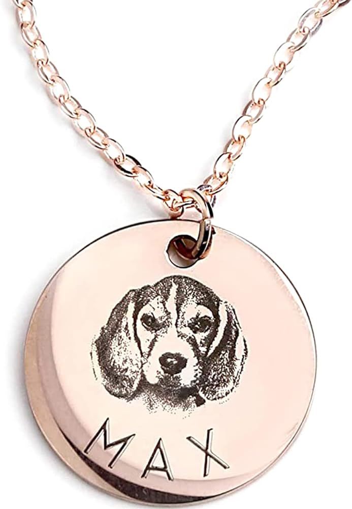 Personalized Pet Mom Gifts Custom Pet Jewelry Dog Necklace Cat Lovers Mothers Day Gift for Grandm... | Amazon (US)