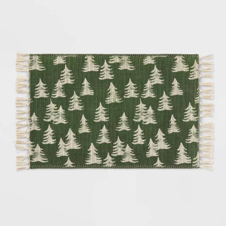 34" x 20" Trees Rug - Threshold™ | Target