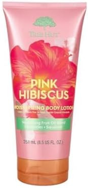 Tree Hut Pink Hibiscus Moisturizing Body Lotion, Ceramide and Squalene Formula Helps Protect Skin... | Amazon (US)