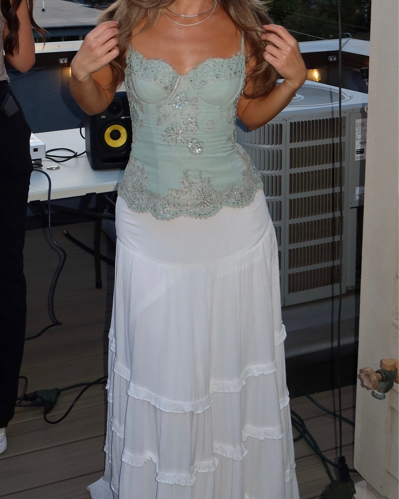 embellished top and white maxi skirt for every concert or party 🎶

Revolve code: tulip

i'm 5'4" and typically wear a small/2

concert look, corset top, maxi skirt, party look, concert outfit, concert look, concert night outfit, what to wear to a concert, going out outfit, night out look, trendy concert outfit, casual concert outfit, concert style, weekend outfit, effortless outfit
