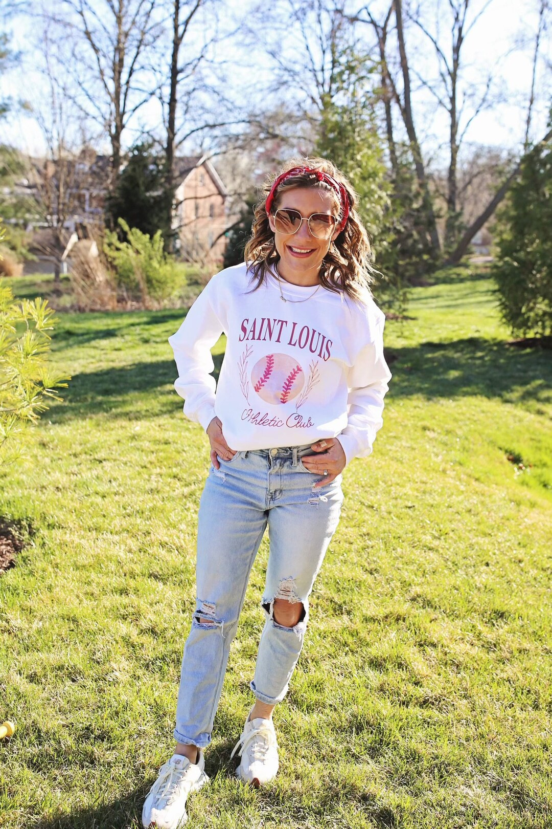 Saint Louis Athletic Club Crewneck - Etsy | Etsy (US)