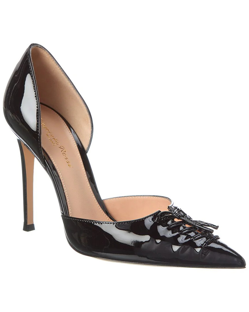 Gianvito Rossi Avril 105 Patent Pump | Shop Simon