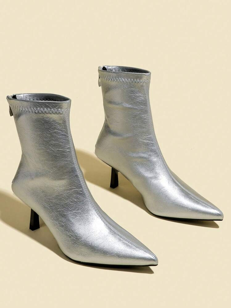 Botas Mujer Plateadas | SHEIN