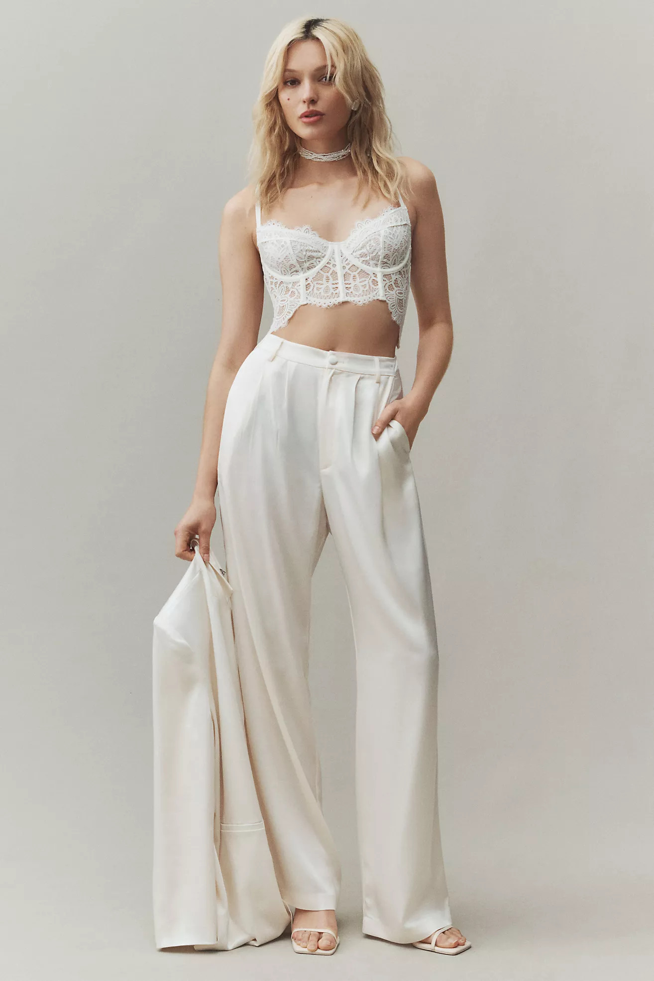 Reformation Mason Satin Pants | Anthropologie (US)