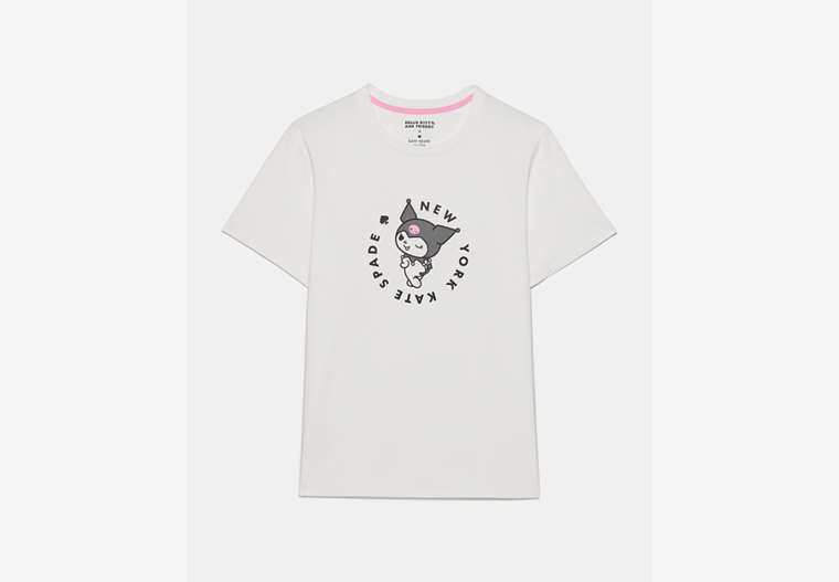 Kate Spade Hello Kitty And Friends X Kate Spade New York Kuromi Tee, white - XL | Kate Spade Outlet