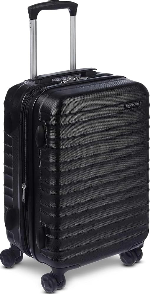 Amazon Basics 21" Hardside Carry-On Luggage with Spinner Wheels, Expandable for Up to 25% More Sp... | Amazon (US)
