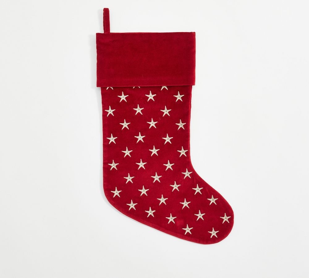 Vintage Star Stocking | Pottery Barn (US)